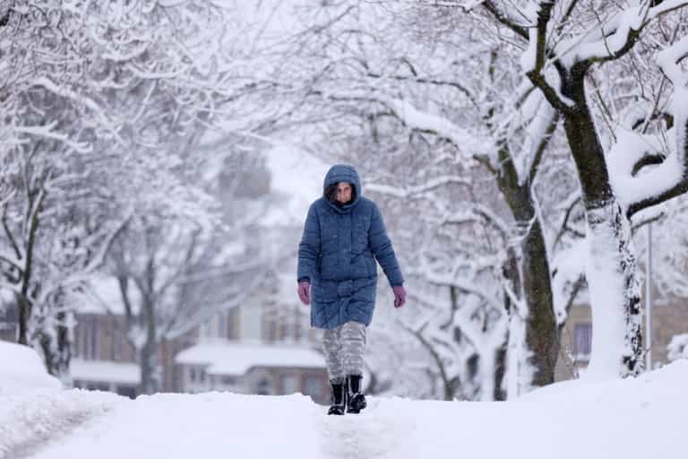 Weather map shows where snow will fall in the UK this week