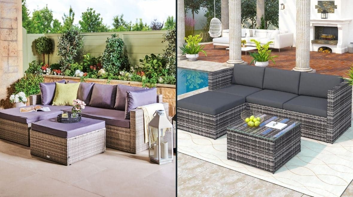 Rattan sofa