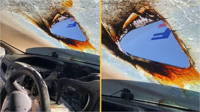 Fire service issues warning after sunglasses spark car blaze Fire service issues warning after sunglasses spark car blaze
