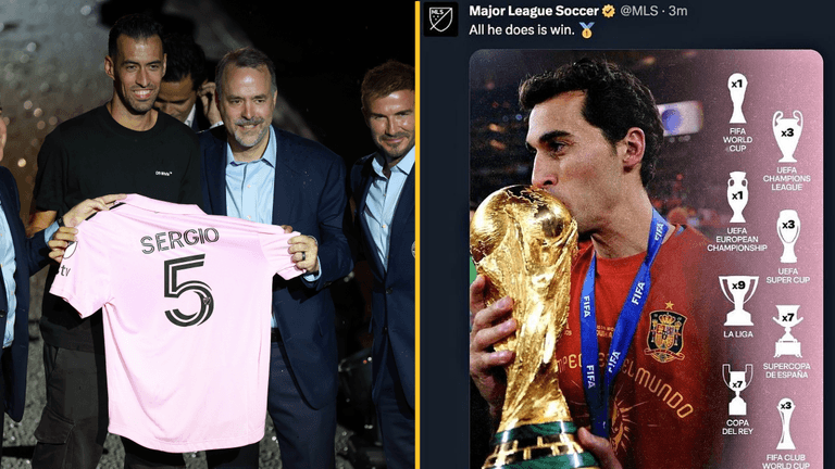 MLS tweets picture of Alvaro Arbeloa instead of Sergio Busquets MLS tweets picture of Alvaro Arbeloa instead of Sergio Busquets