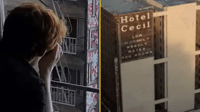 Man who lives opposite ‘haunted’ hotel where people have died has seen terrifying things at night Man who lives opposite ‘haunted’ hotel where people have died has seen terrifying things at night