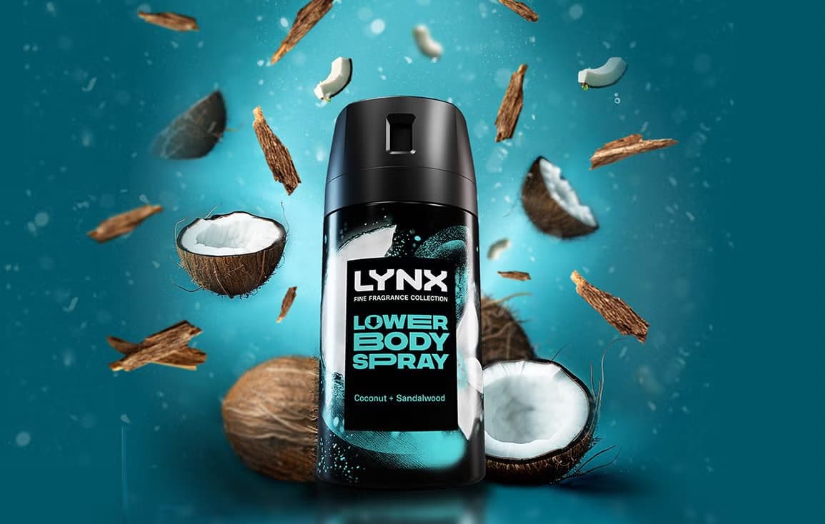 98% of UK men admit to wanting to smell better down there – and Lynx finally has their backs